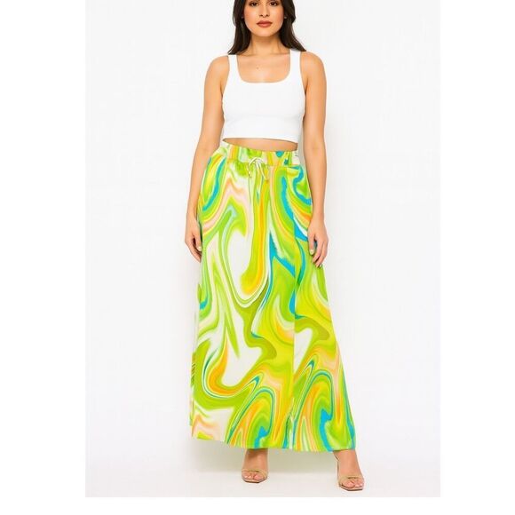 NWT Apple size 4X maxi skirt  wide waist band pockets - Picture 1 of 7